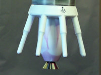 3) Hochspannung (kleine Tropfen): Elektrostatische Effekte. Fotos: BASF Coatings