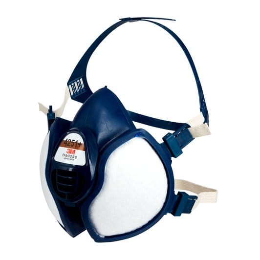 Die 3M Halbmaskenserie "4000+" sorgt laut Anbieter für ein noch leichteres Atmen und mehr Tragekomfort. Foto: 3M