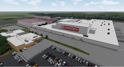 The painting capacity will be 50% enhanced. Image: Kenworth