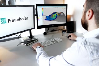 Mit der Simulationssoftware "SIMKOR" werden Reinigungssysteme virtuell getestet. Foto: Fraunhofer IVV