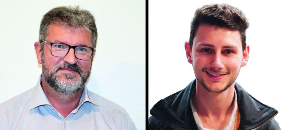 Porträttfotos von I. Wildermann und L. Böhm