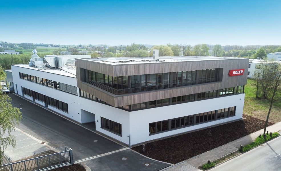 Blick auf den Neubau