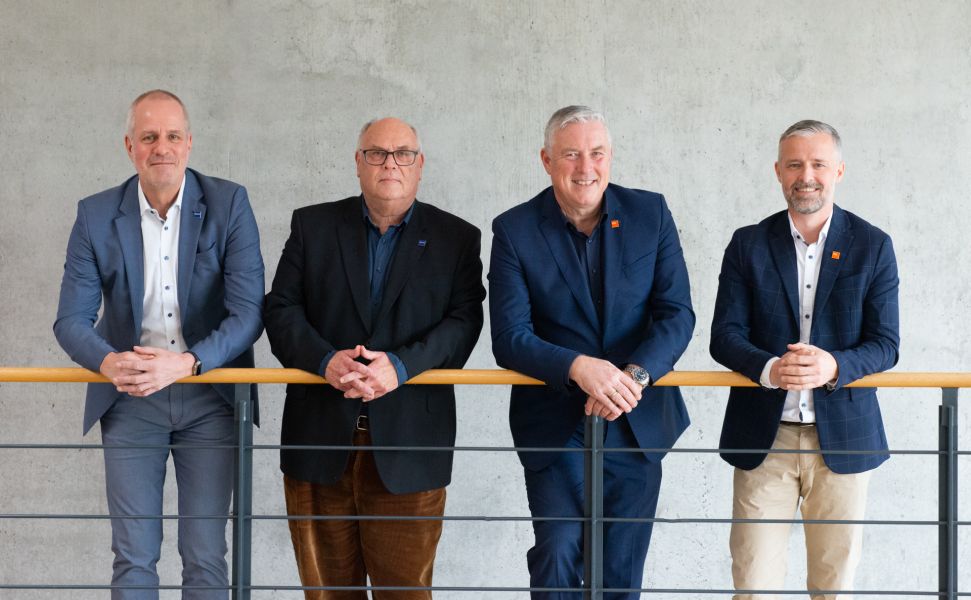 Gruppenfoto der vier Geschäftsführer
