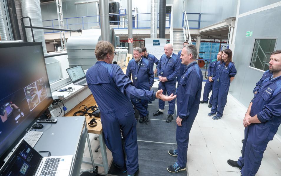 Die Jury in einer nominierten Firma