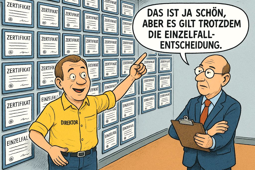 Grafik mit zwei Männern als Symbolgrafik