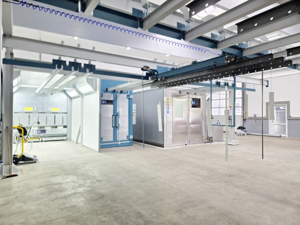 Blick in die Halle