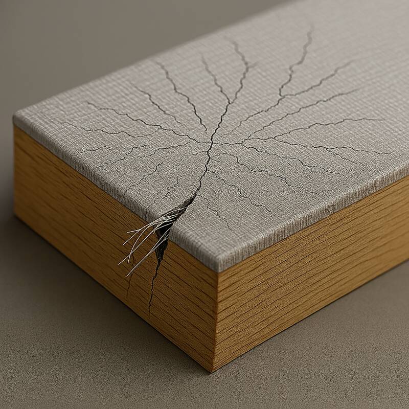 Beschichtetes Holz