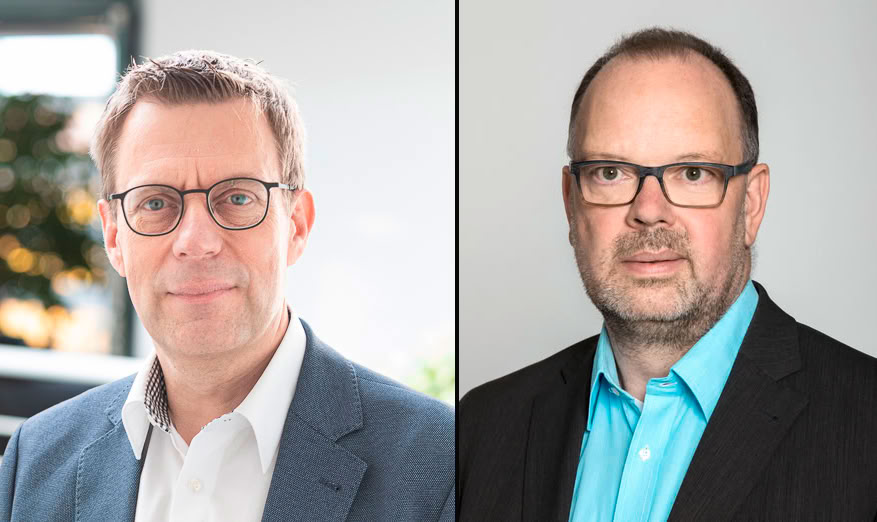 Porträtfotos von Dr. Tiedje und Dr. Wegmann
