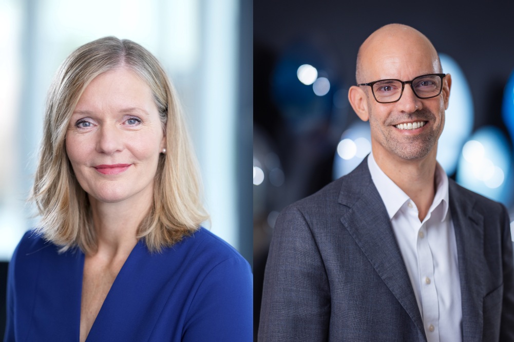 Uta Holzenkamp und Jens Lühring von BASF Coatings