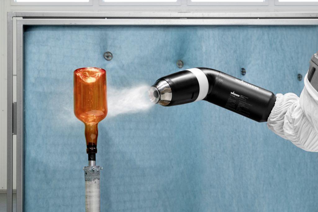 Der neue Rotationszerstäuber in der Ausführung für Roboteranwendungen.
