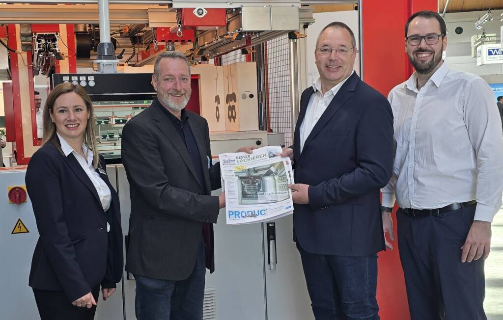 Übergabe der Printausgabe