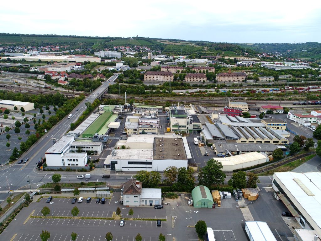 Luftaufnahme BASF Coatings in Würzburg