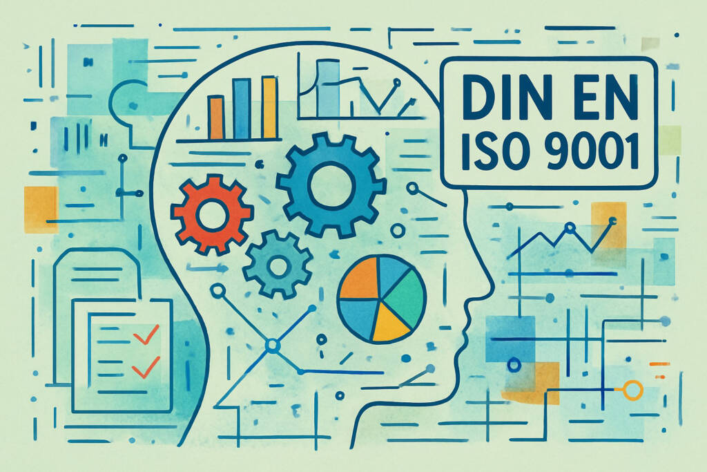Symbolgrafik zur DIN EN ISO 9001